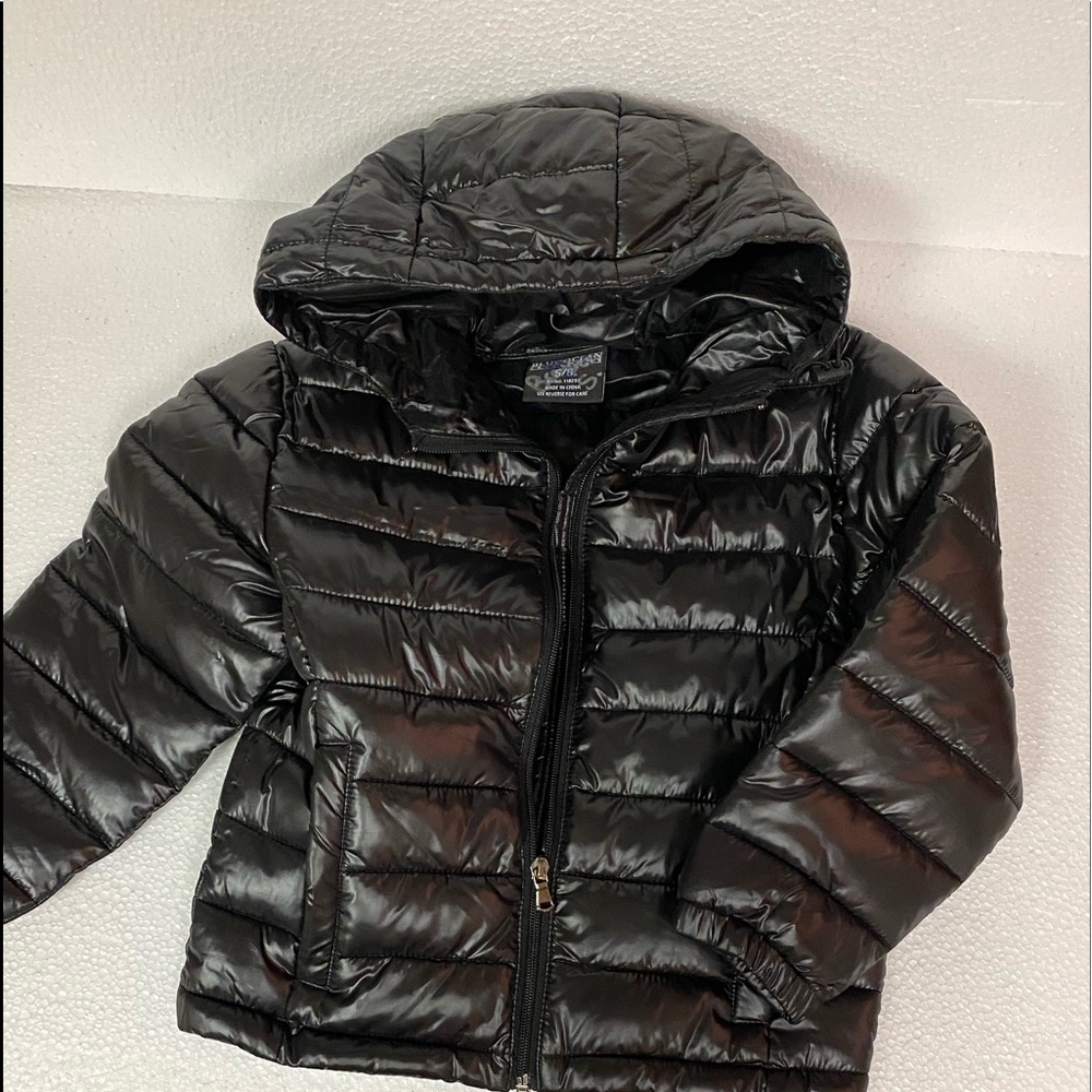 Blue Ocean Girls Puffer Jacket with Hood